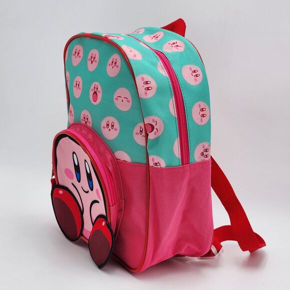 Bioworld Kirby Faces Nintendo 11" Mini Backpack - Picture 2 of 12